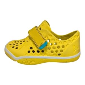 Plae Mimo Yellow Water Shows Velcro Rubber Sneaker Sandal Kids Boy Girl Size 8